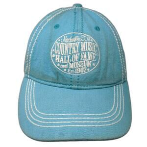 ACE USA Country Music Hall of Fame Nashville Blue Baseball Cap Strapback Hat OS